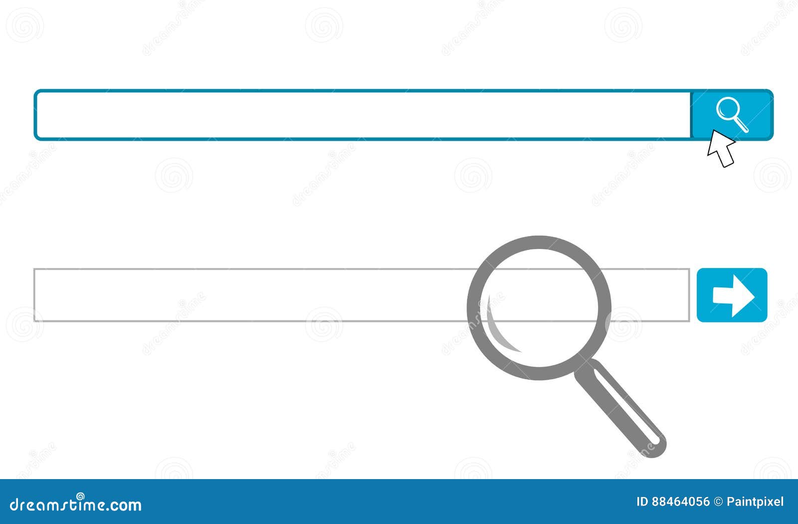 internet search engine input box stock illustration illustration