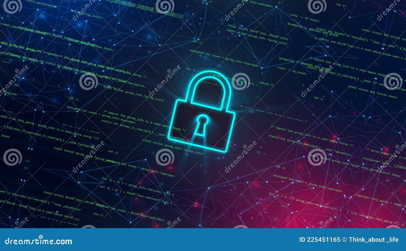 Internet Security Animation 4k Video. Cyber Security Concept Stock  Illustration - Illustration of animation, animated: 225451165