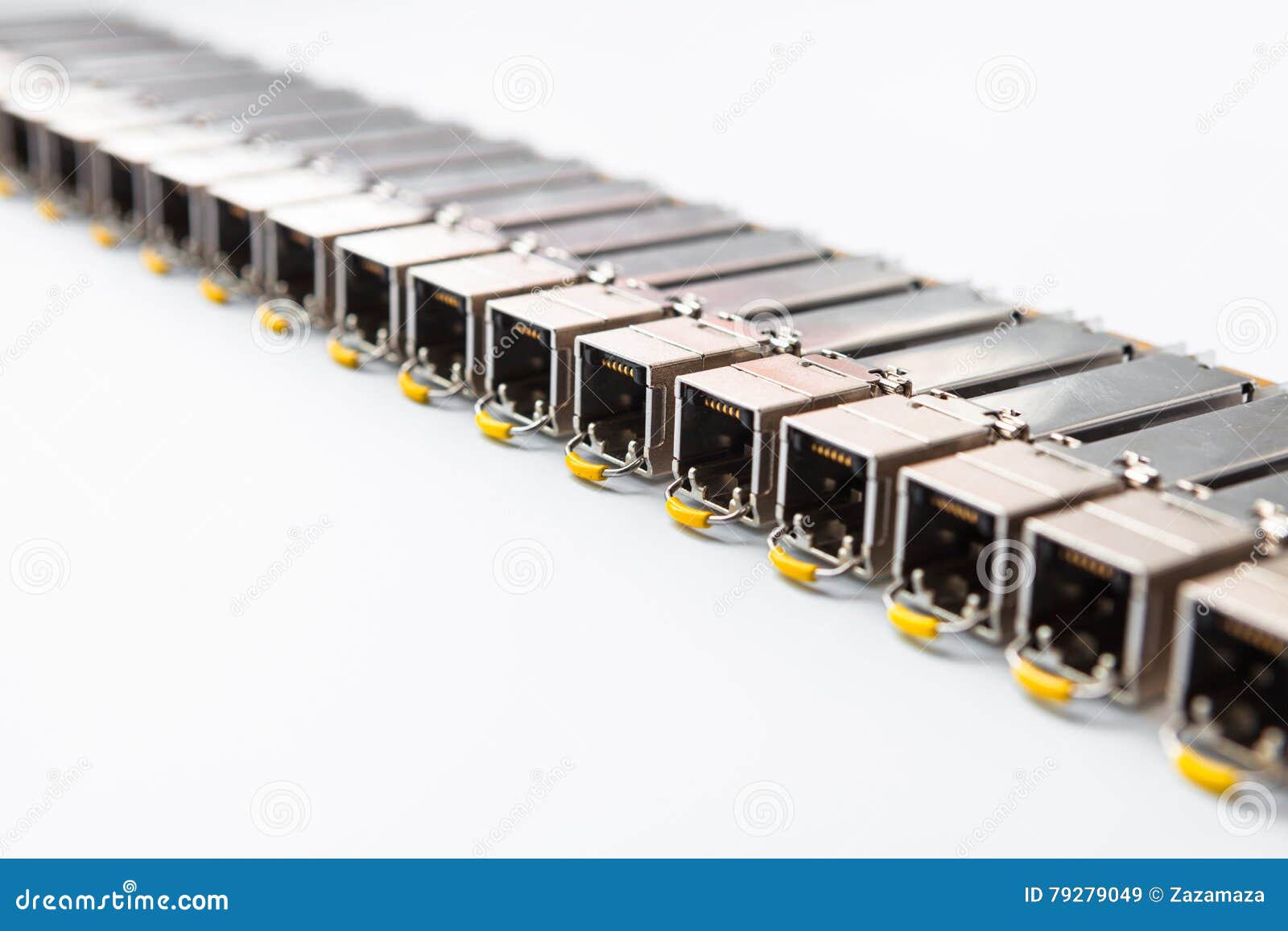 internet sfp (small form-factor pluggable) network modules for network switch.