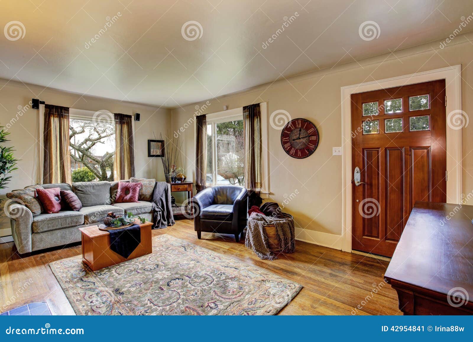 Interno Americane interno salone in casa americana immagine stock Interno Americane interno salone in casa americana immagine stock