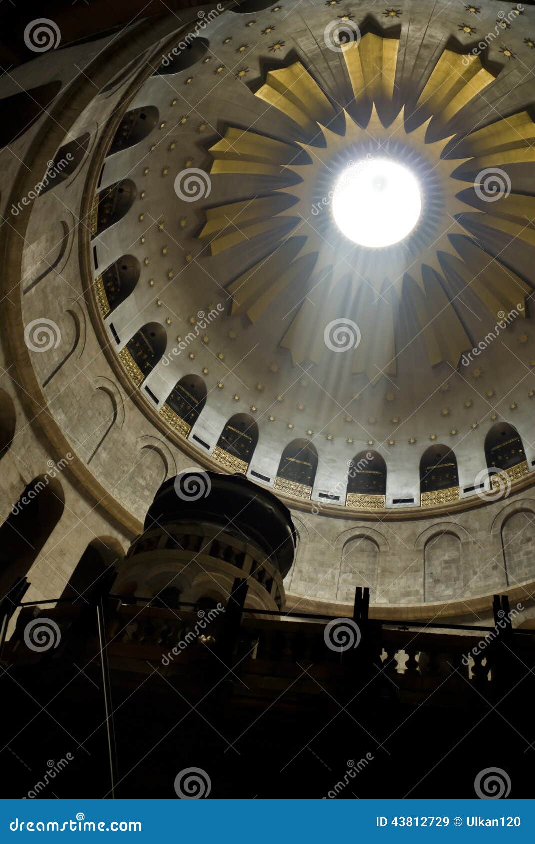 Chiesa Del Santo Sepolcro Gerusalemme Interno Della Chiesa Del Sepolcro Santo a Gerusalemme Immagine Stock