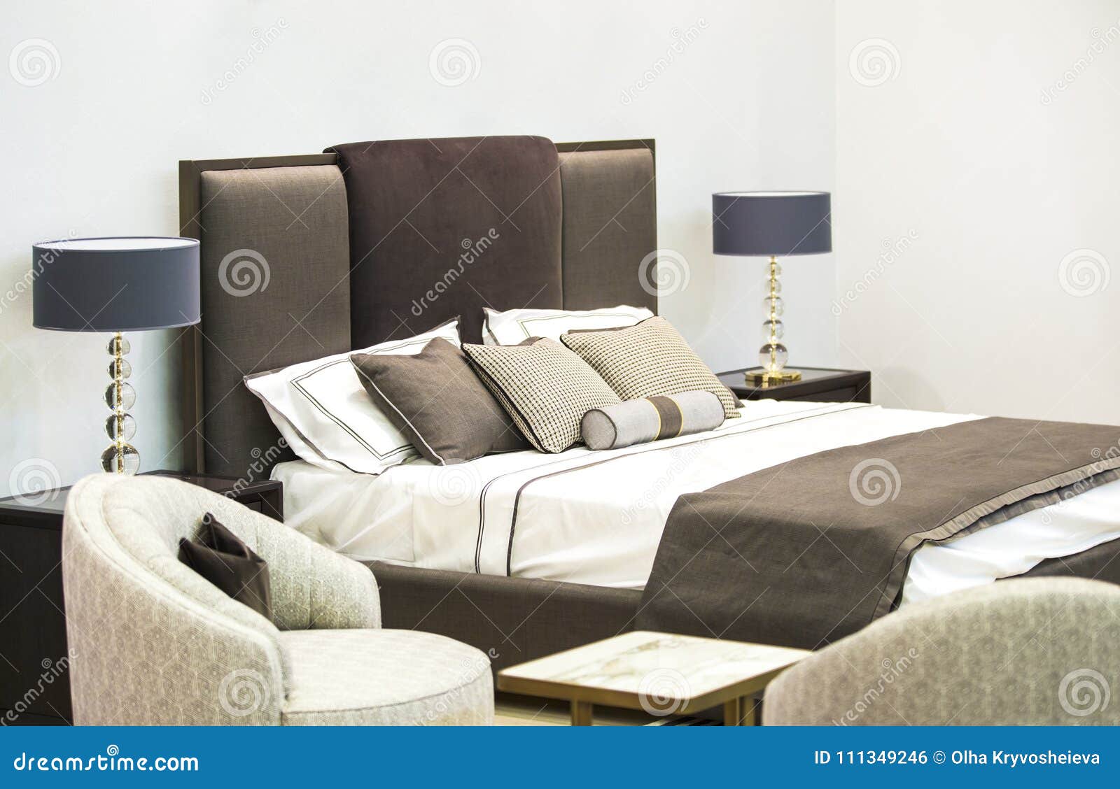 Interno di lusso moderno della camera da letto progettazione di una ... Come progettare una camera da letto