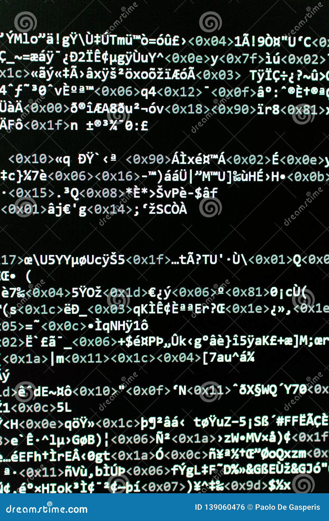 Interpreter Of Software In Error Reads The Wrong Code So The Software Does Not Work Software Error And Ruined Code Program That Stock Photo Image Of Corruption Computer