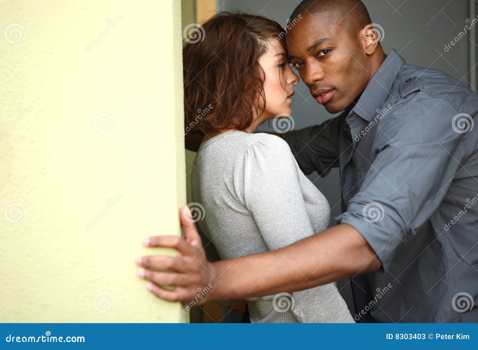 Interracial Couple Stock Image Image Of Cool Attractive 8303403