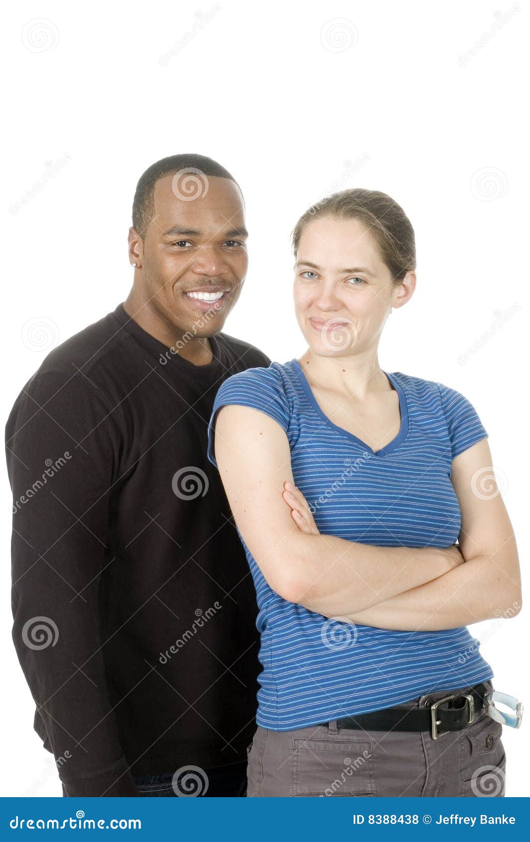 Interracial couple stock photo. Image of female, couple - 8388438