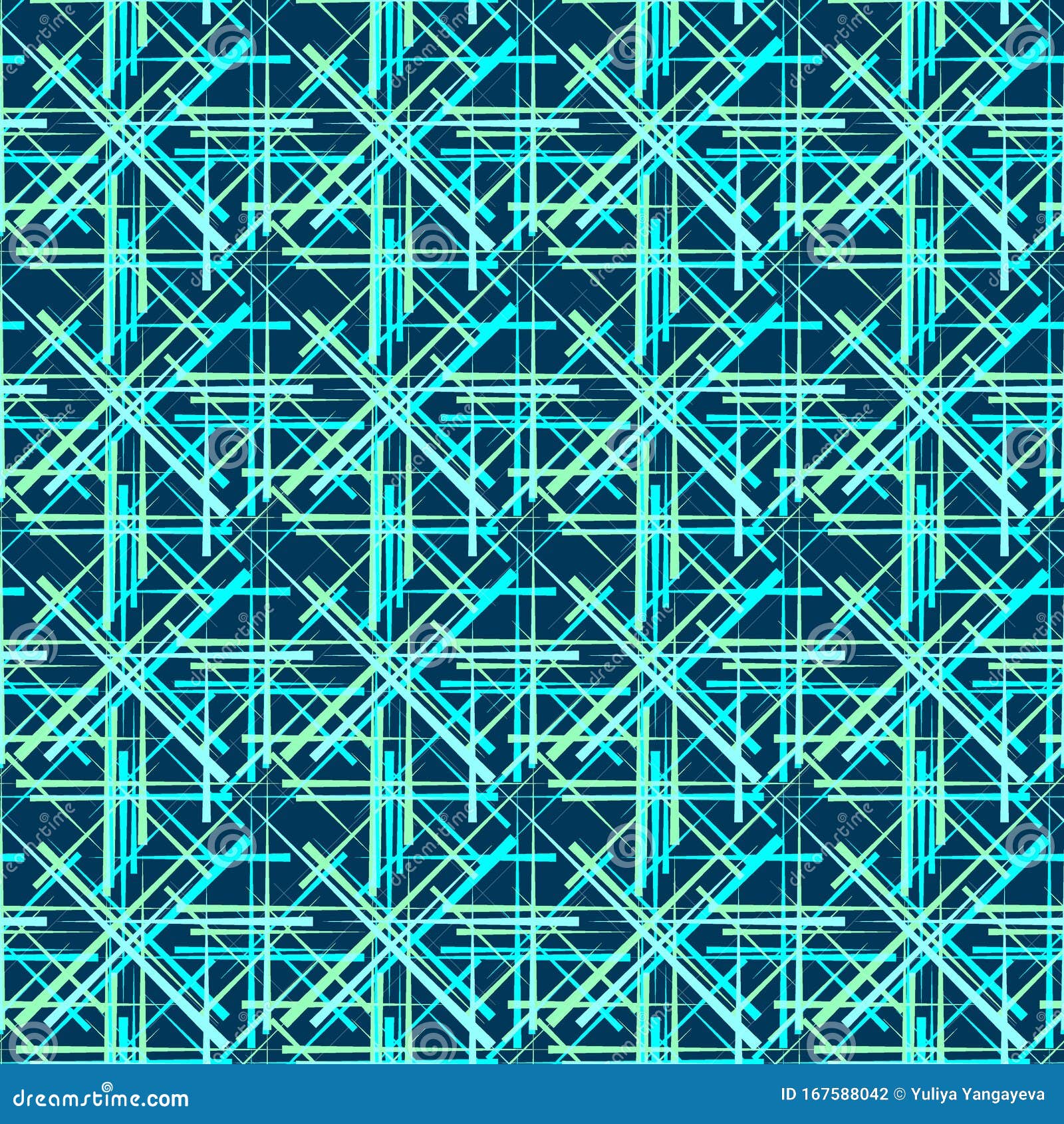 Intersecting Light Lead Lines with a Diagonal Blue on a Dark Background