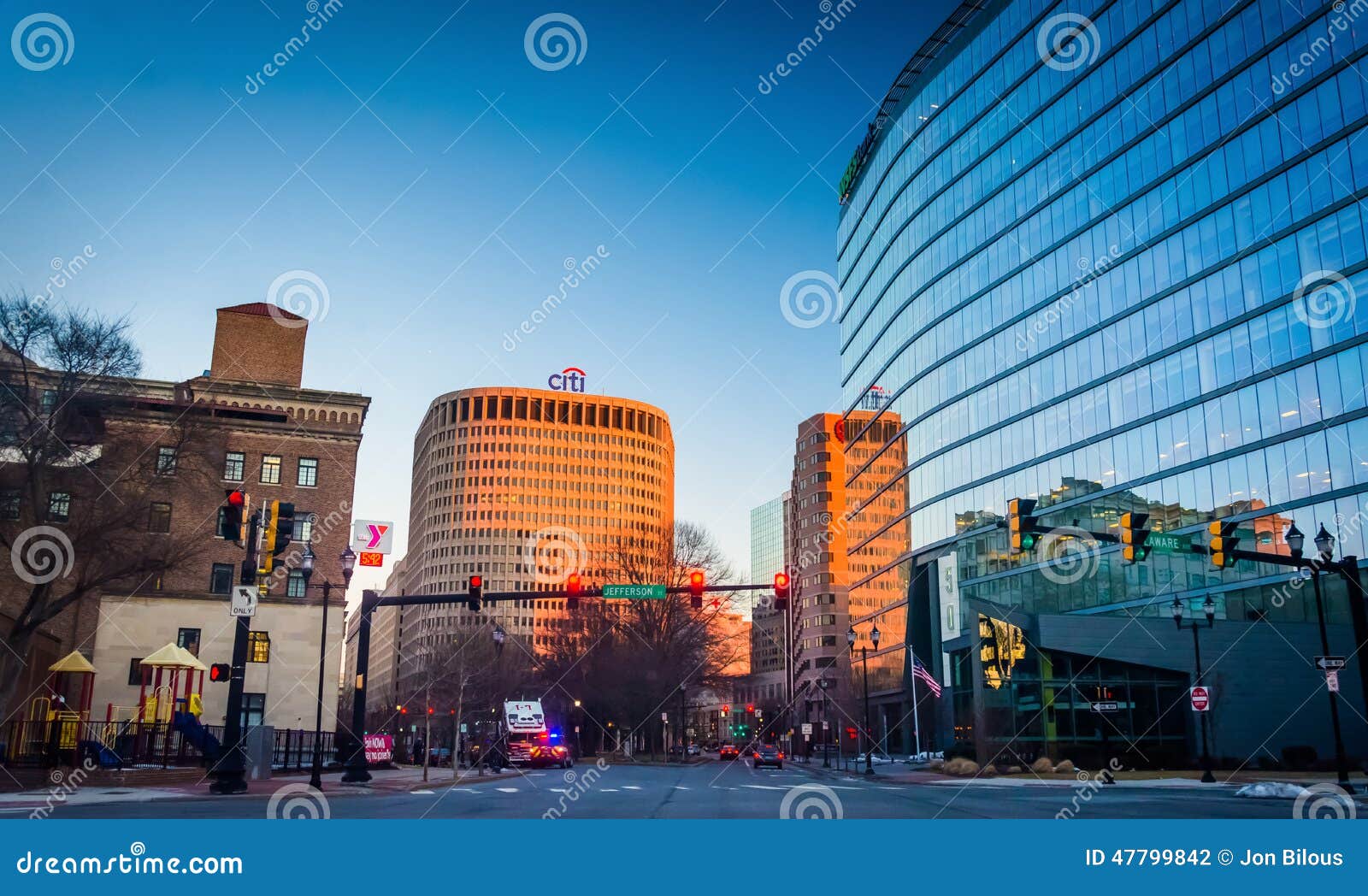 Wilmington, Delaware, U.S.A December 14, 2019 Baptismal Font At St