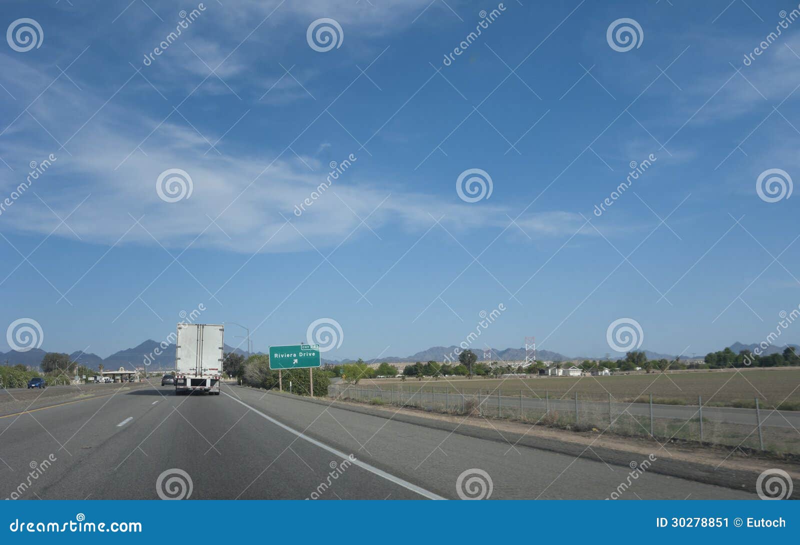 Rivera Drive, Blythe, CA stock image. Image of cars, mountains 30278851
