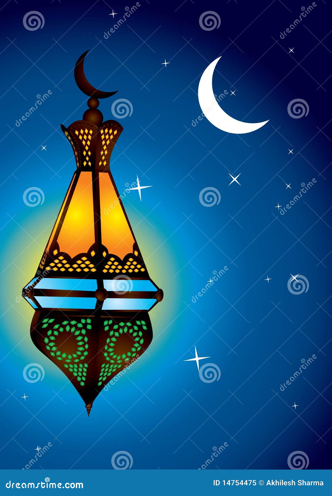 intricate arabic lamp