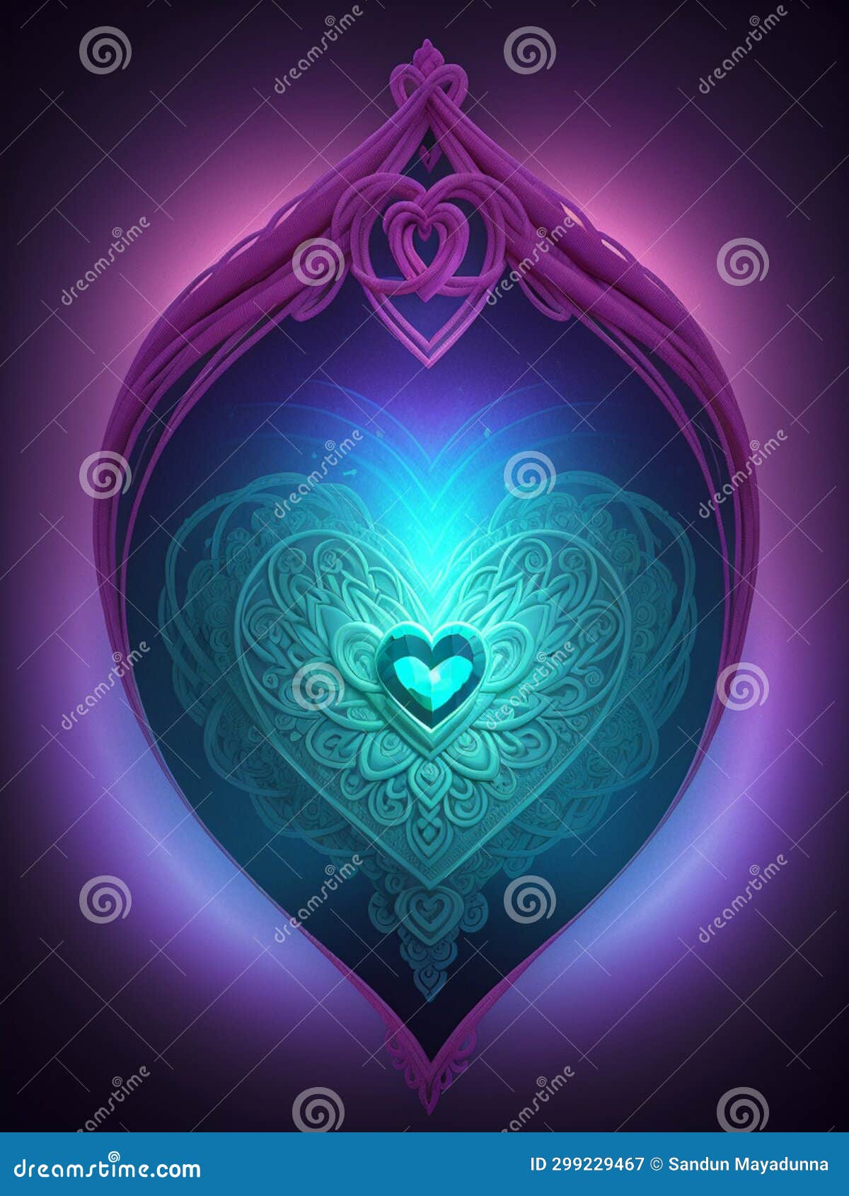 Beautiful Love Knot Symbolizing Eternal Love Celebrating the