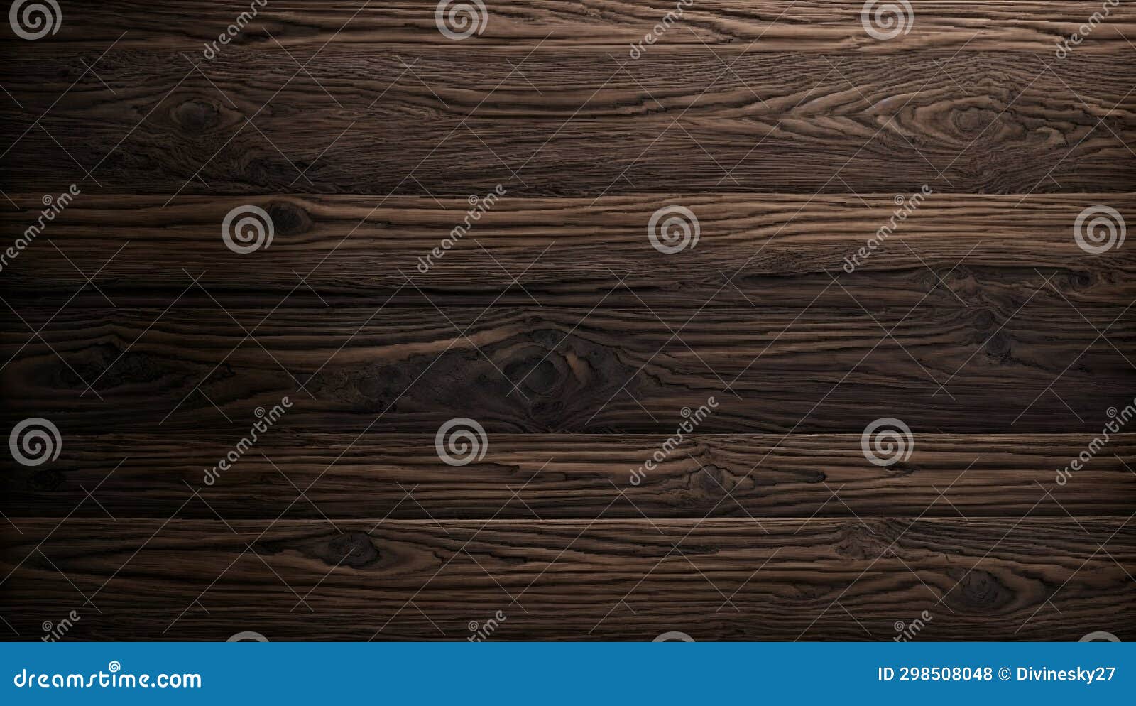 intricate knots and grains in dark oak wood texture for blender and 3d modeling. ai generated