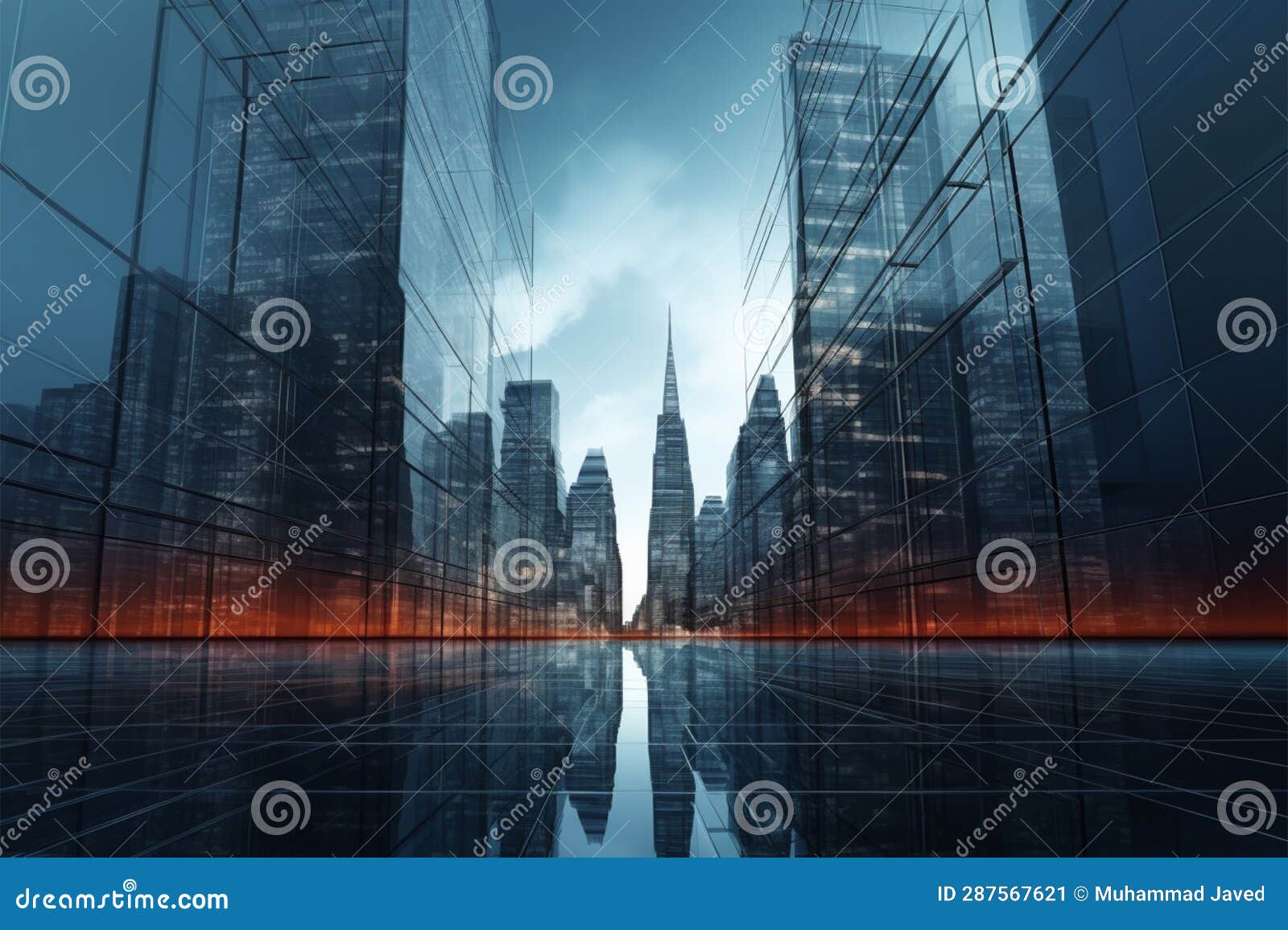 Architectural Marvel: Chicago Skyline Stock Photography | CartoonDealer