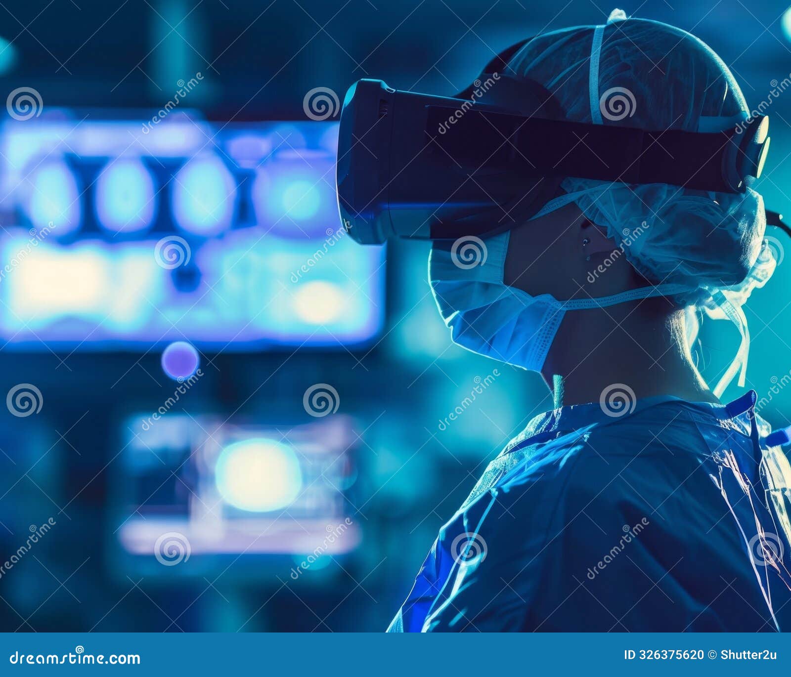 intricate web of virtual reality, surgeons conduct 'neural weaving' procedures