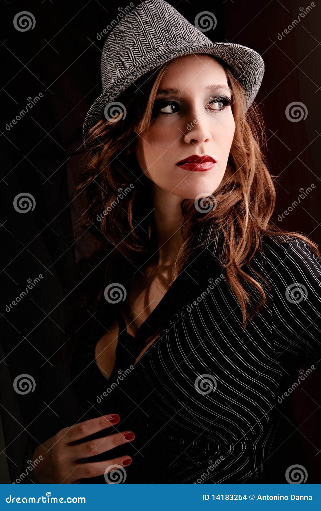 Intriguing woman stock photo. Image of eyes, attraction - 14183264