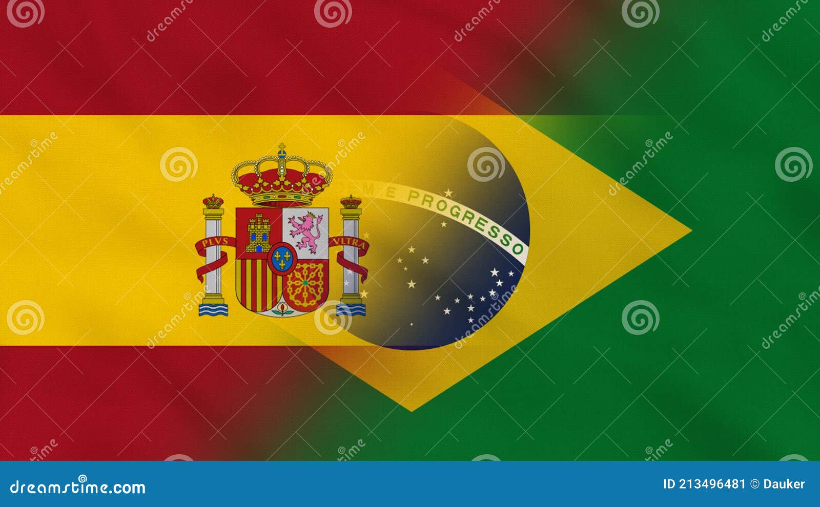 conceito de bandeira brasil vs espanha. ilustração vetorial. 14633401 Vetor  no Vecteezy