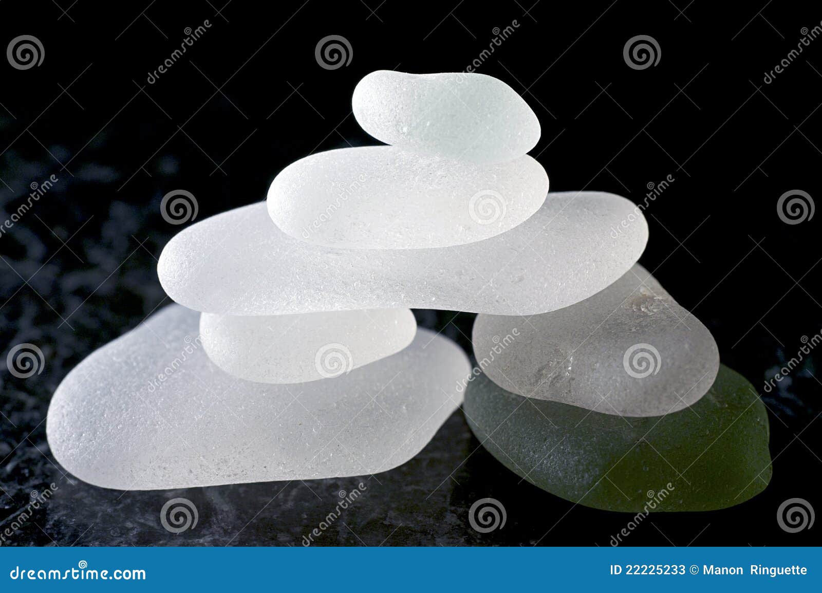 Inukshuk made of Sea Glass stock image. Image of hobby 22225233