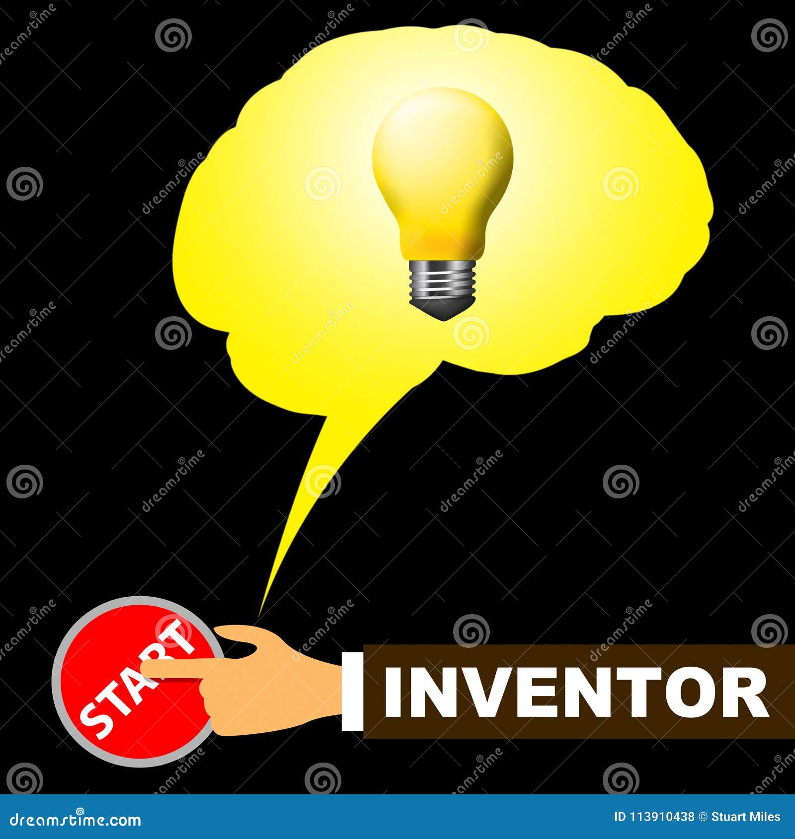 inventor light means innovating and innovating 3d 