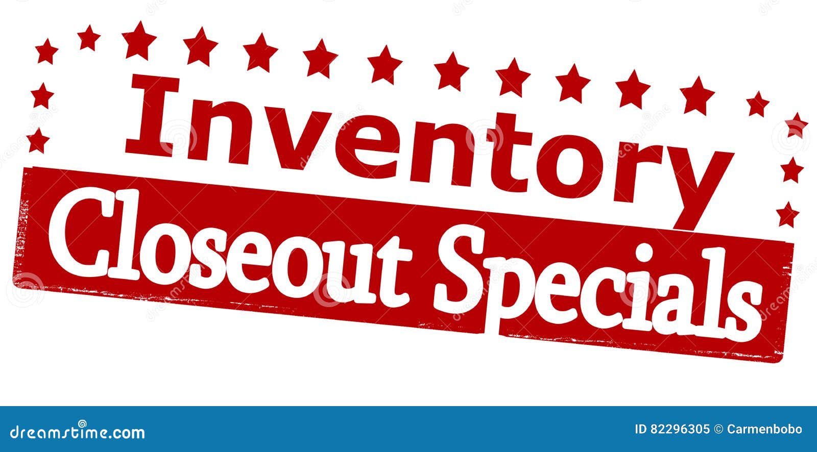 Inventory Closeout Specials Stock Vector Illustration of stars