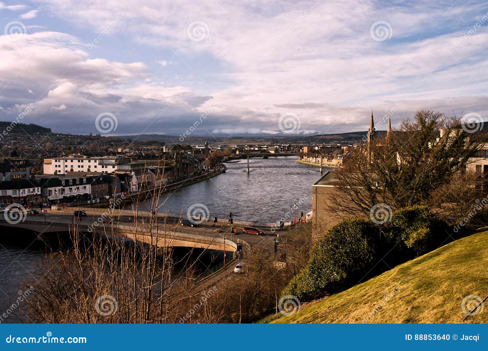 inverness view from the castle