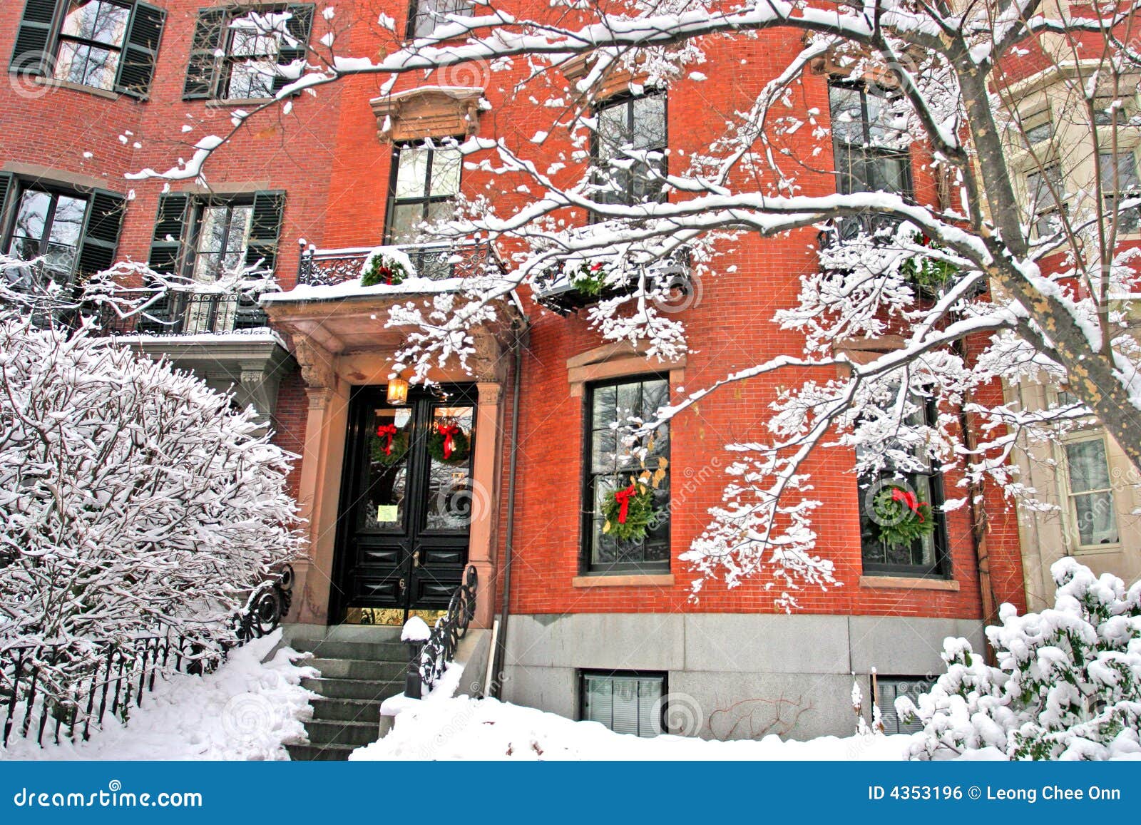 Inverno de Boston foto de stock. Imagem de baliza, massmassachusetts