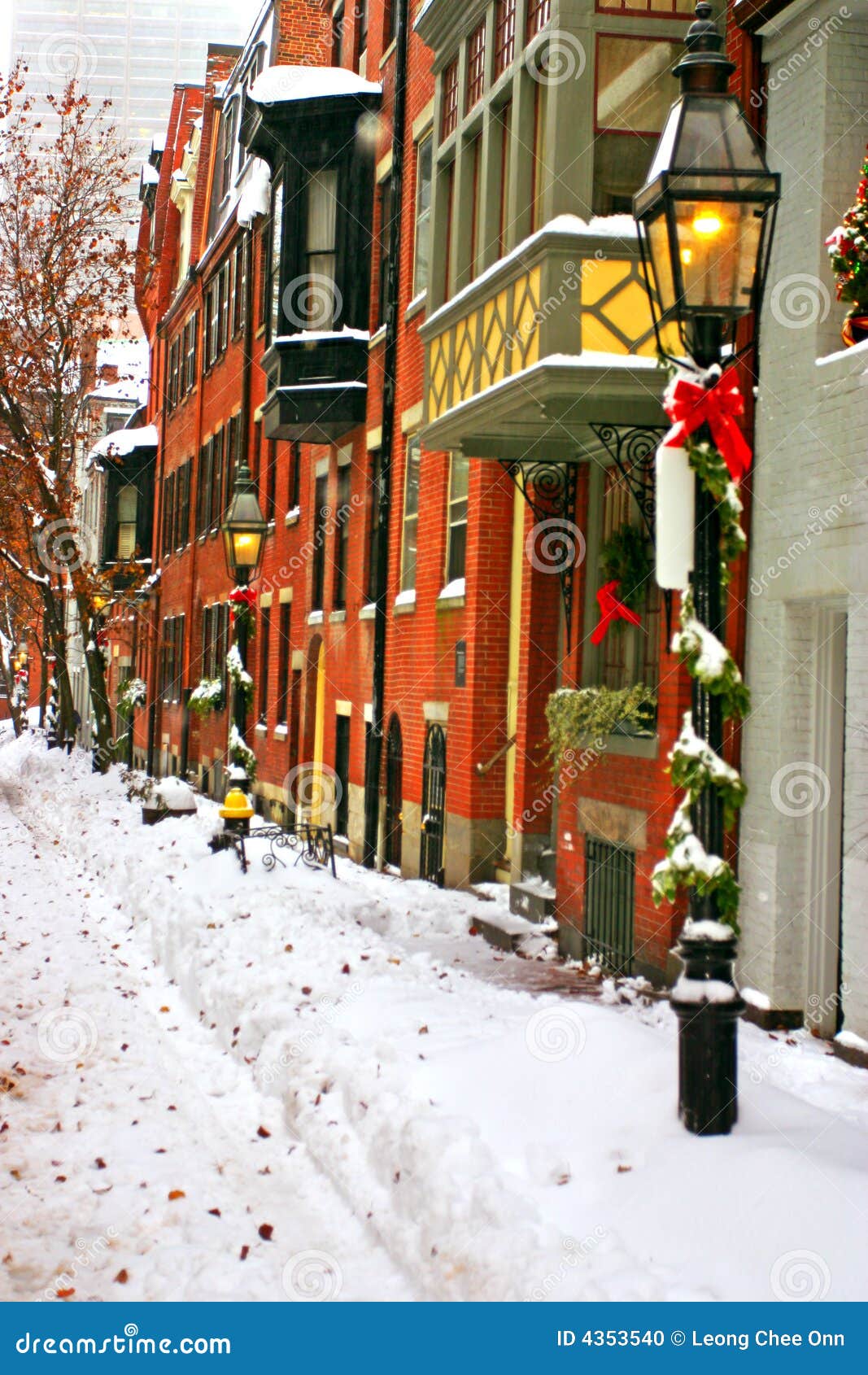 Inverno de Boston foto de stock. Imagem de preservado - 4353540
