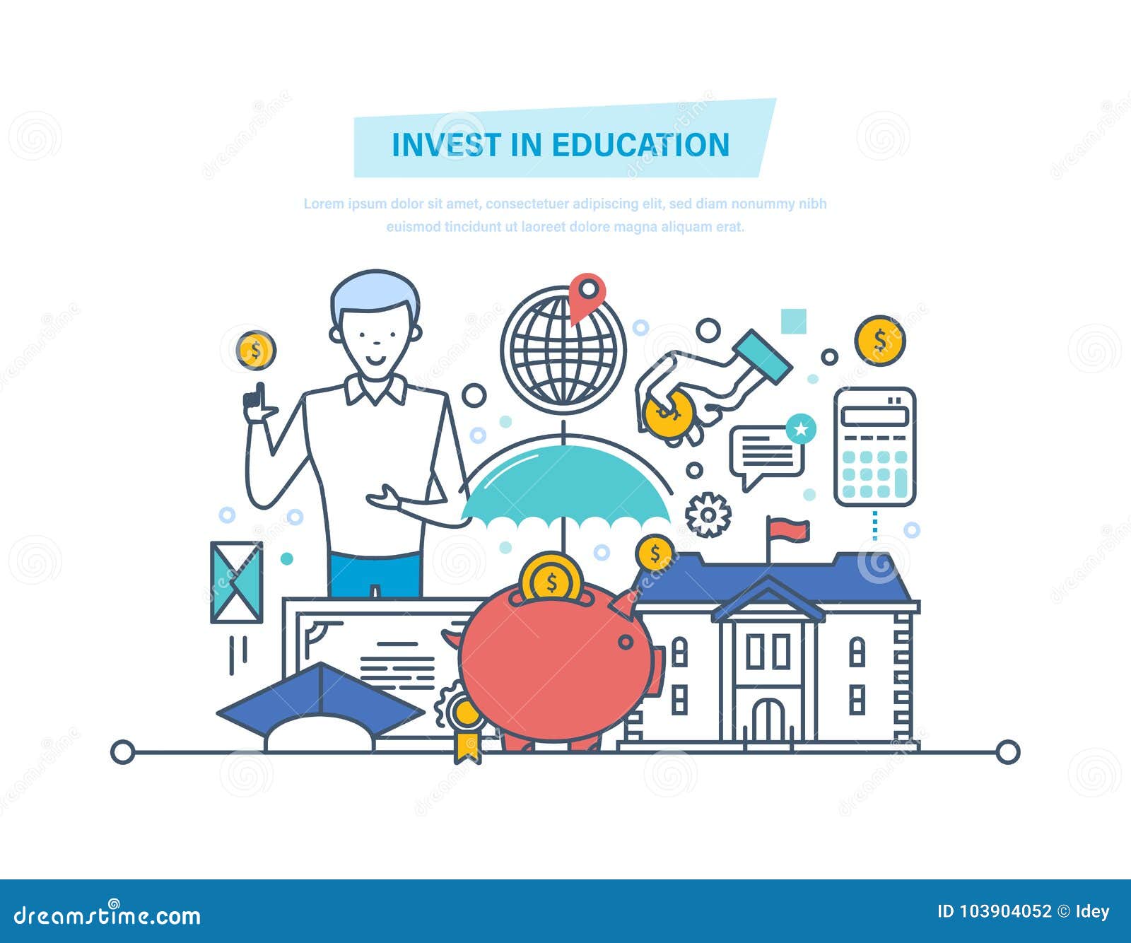 invest in education. financial investments in education, getting prestigious education.
