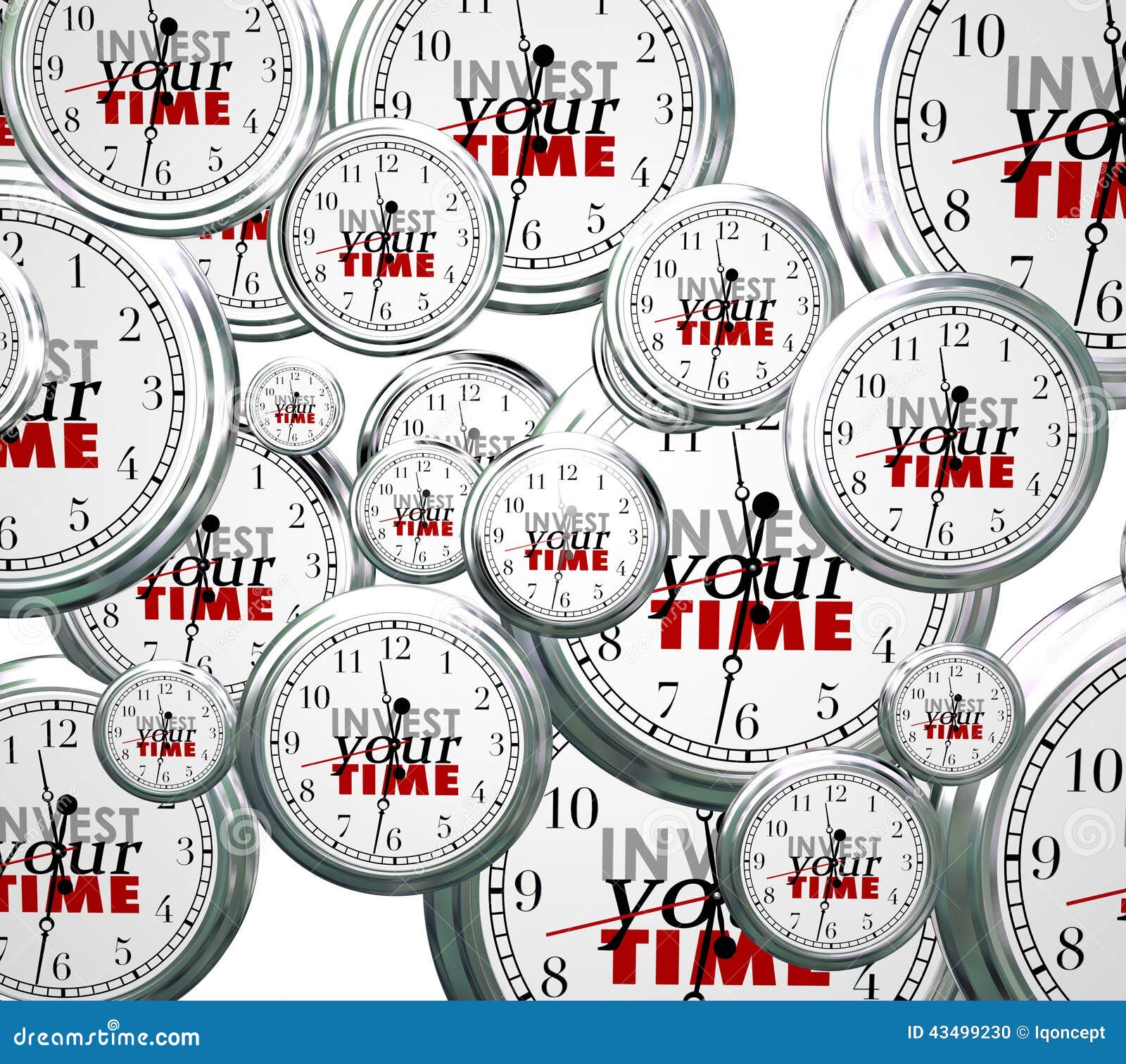 Many Clocks Stock Photography 9536504