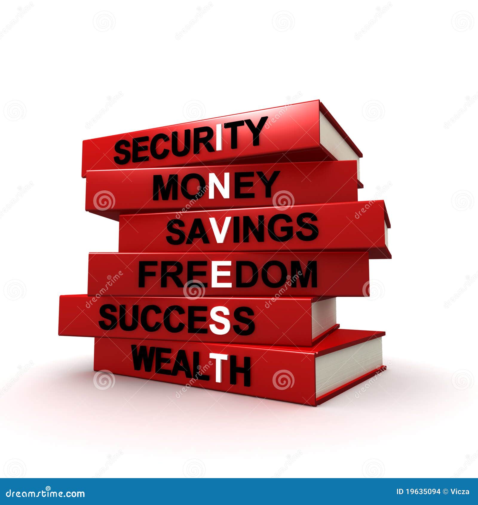 Investment Books stock illustration. Illustration of success 19635094