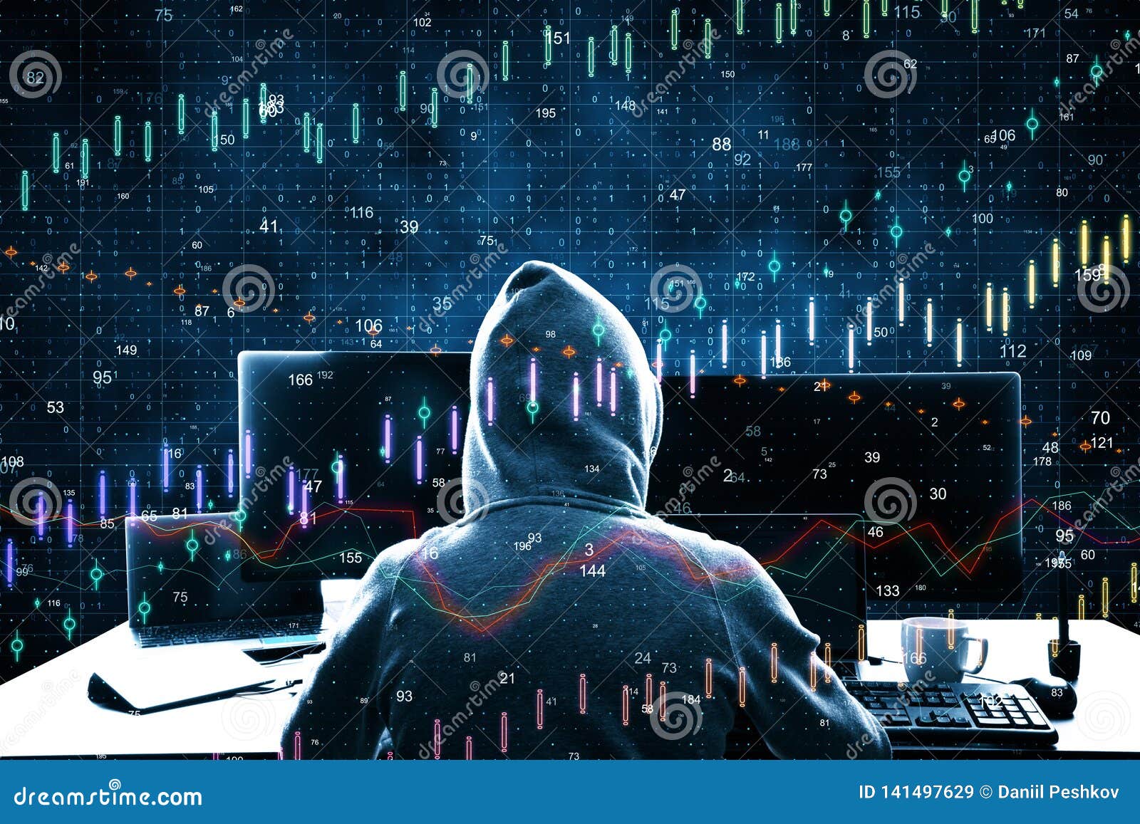 Investment and Criminal Concept Stock Image Image of data, abstract