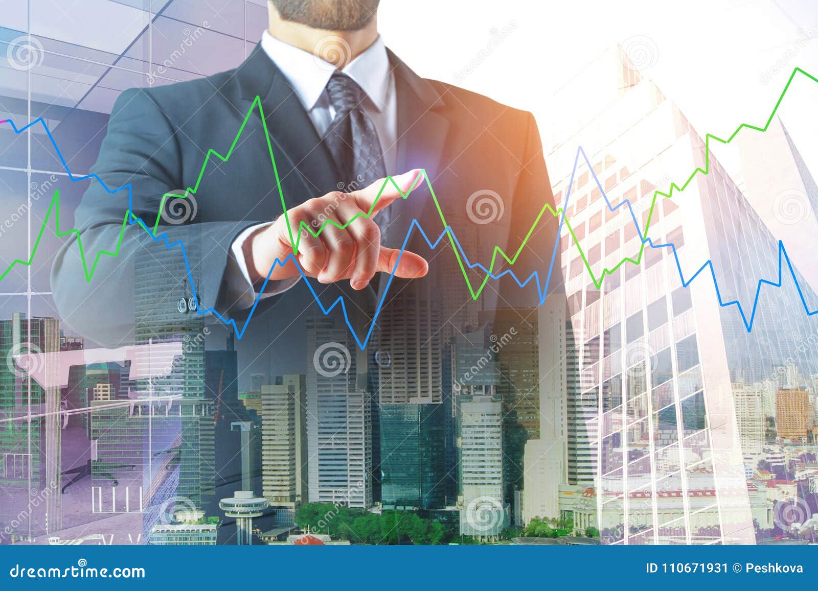 Investment And Monitoring Concept Stock Image Image of