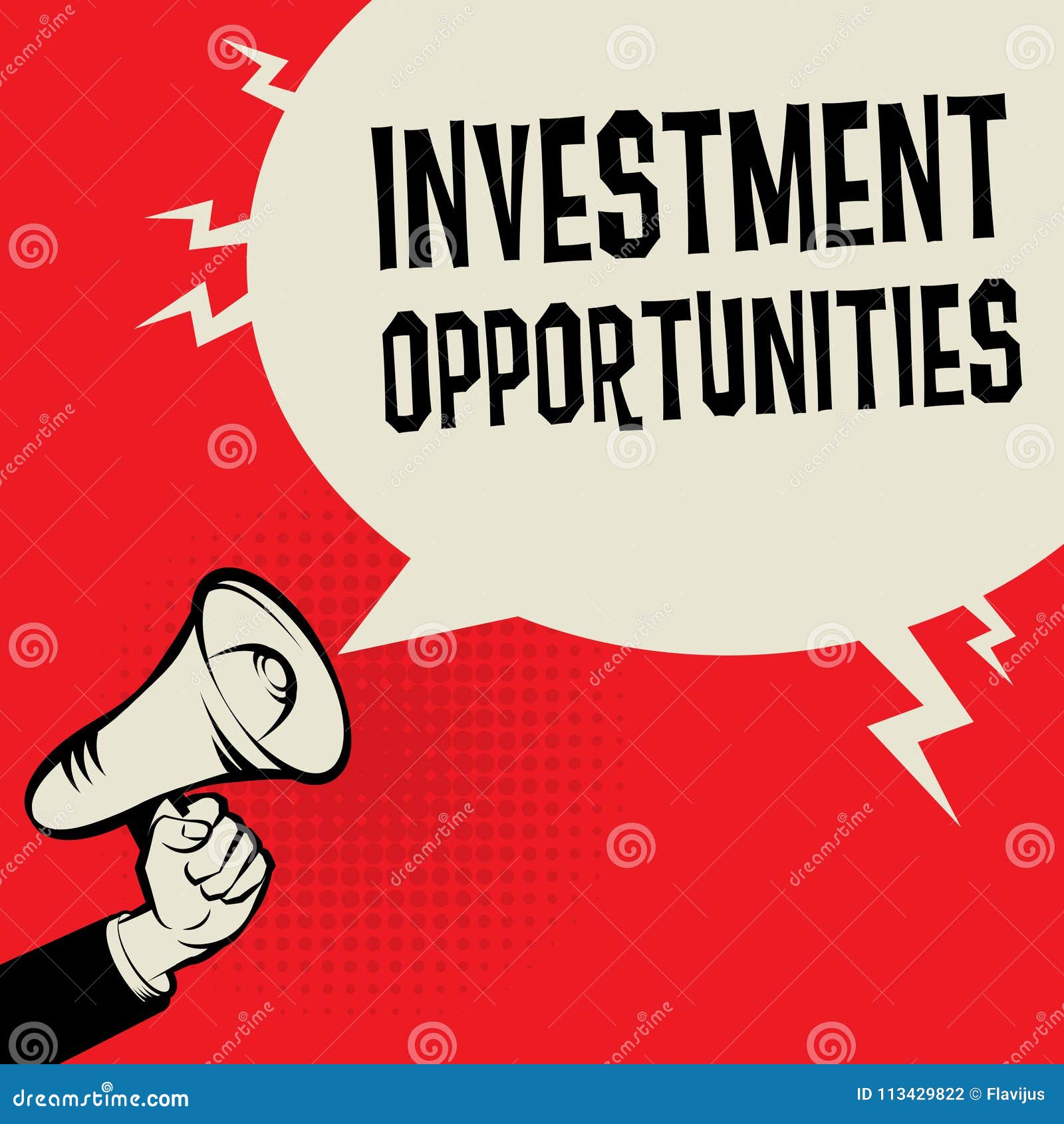 Investment Opportunities Business Concept Stock Vector - Illustration