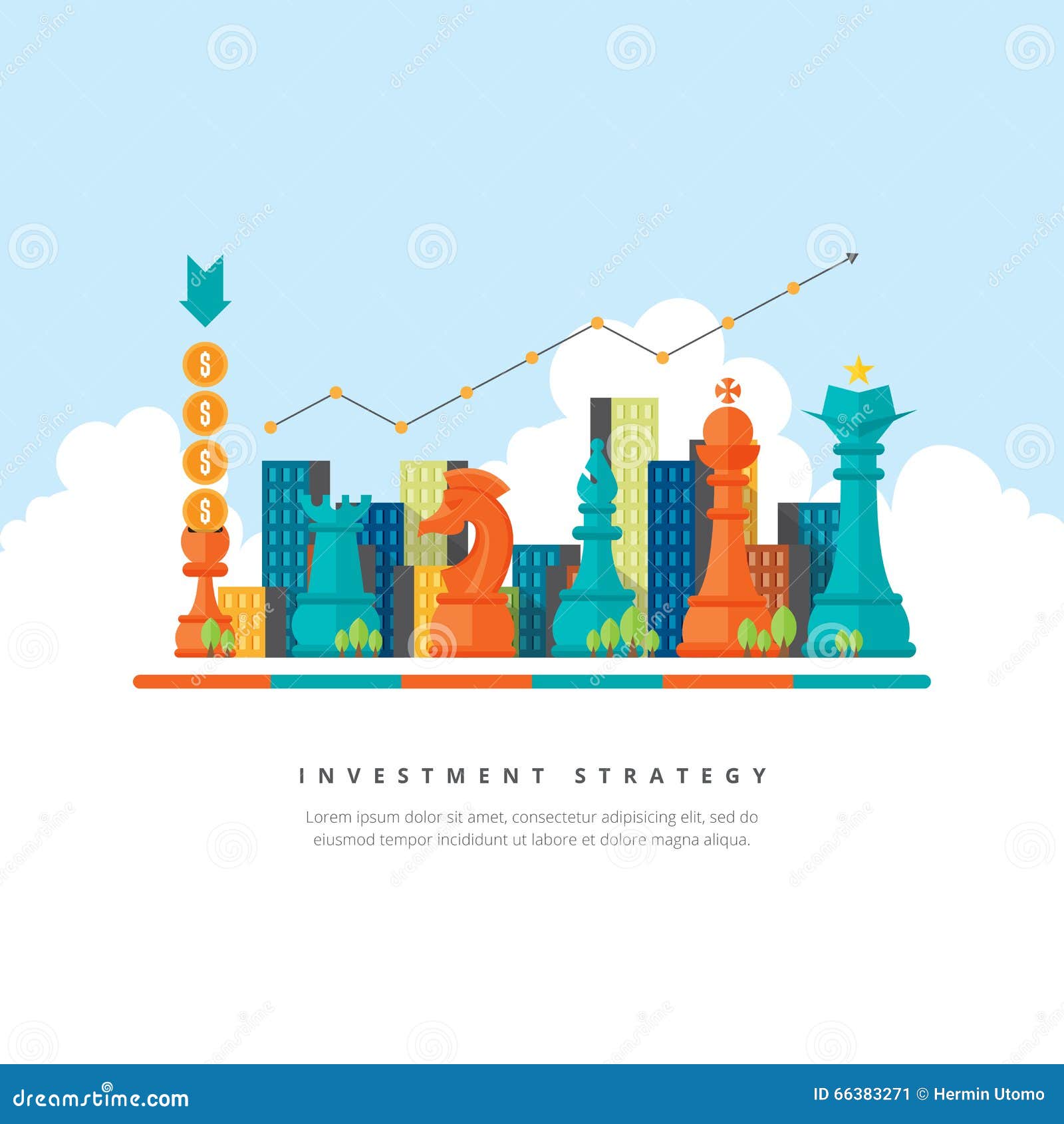 Investment Strategy Concept Stock Vector Illustration Of Graphic Investment Strategy Concept Stock Vector Illustration Of Graphic