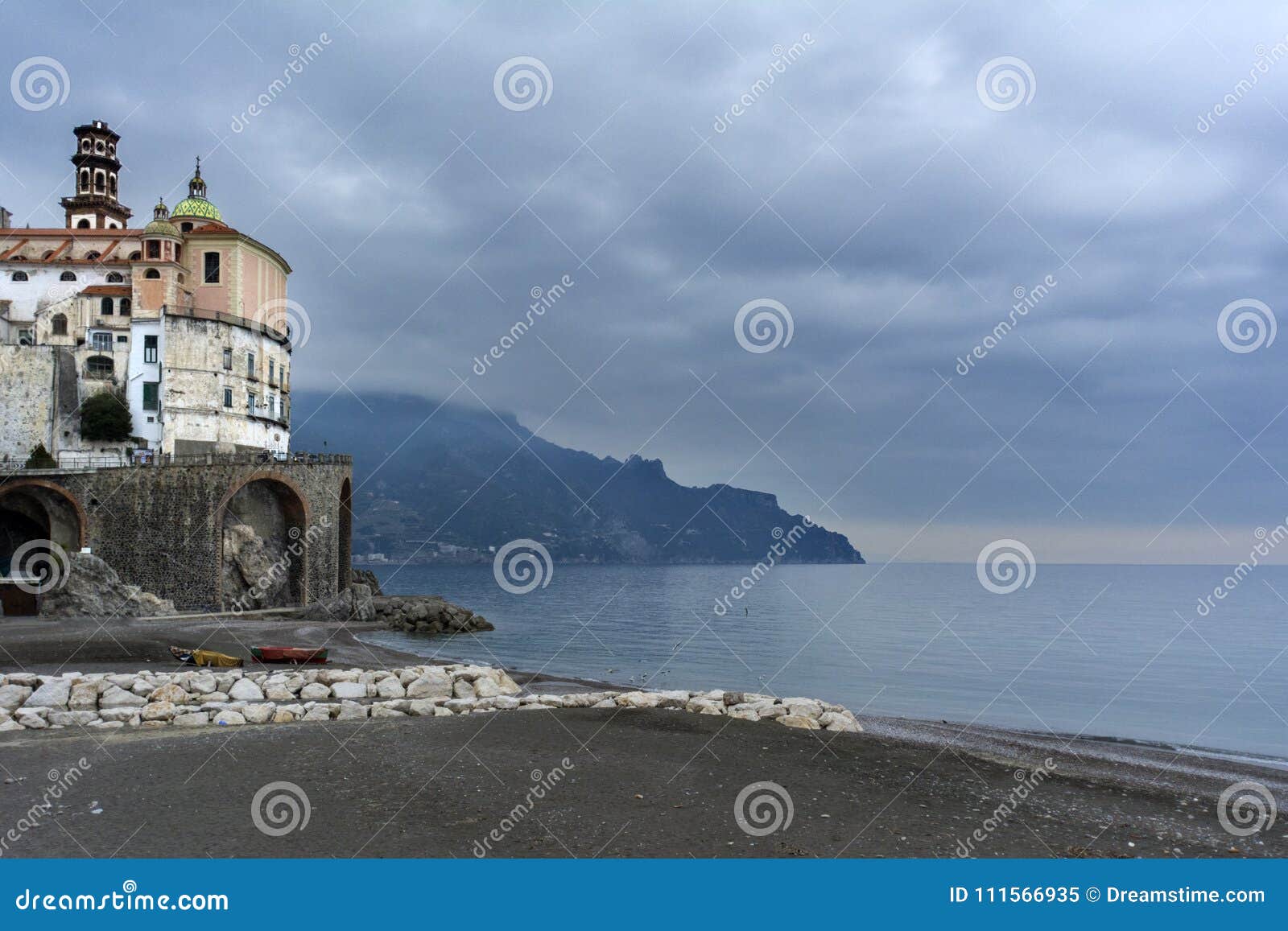 Invierno en Atrani. Esta foto era Atrani admitido