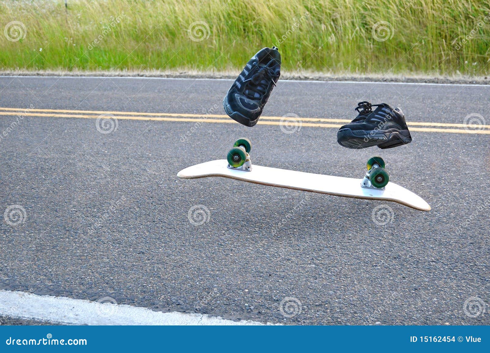 Invisible Skateboarder stock photo. Image of skate, speed 15162454