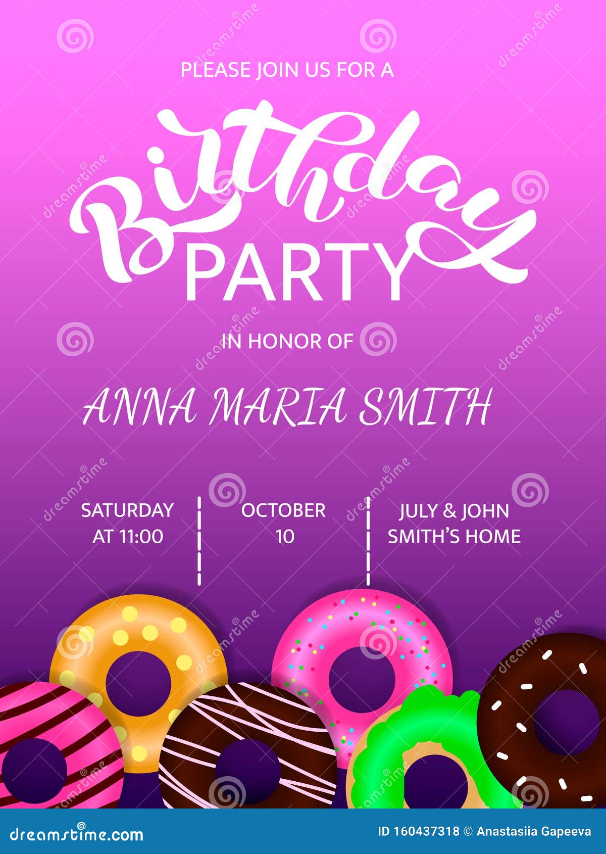 Invitation Birthday Party Stock Illustrations – 231,917 Invitation