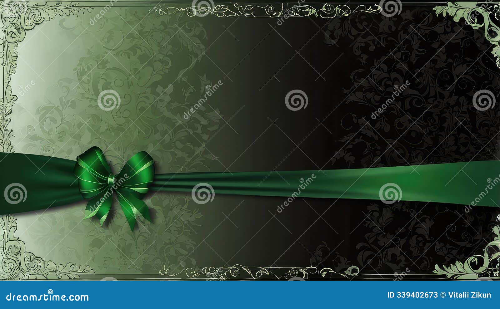 invitation card with soft pastel background