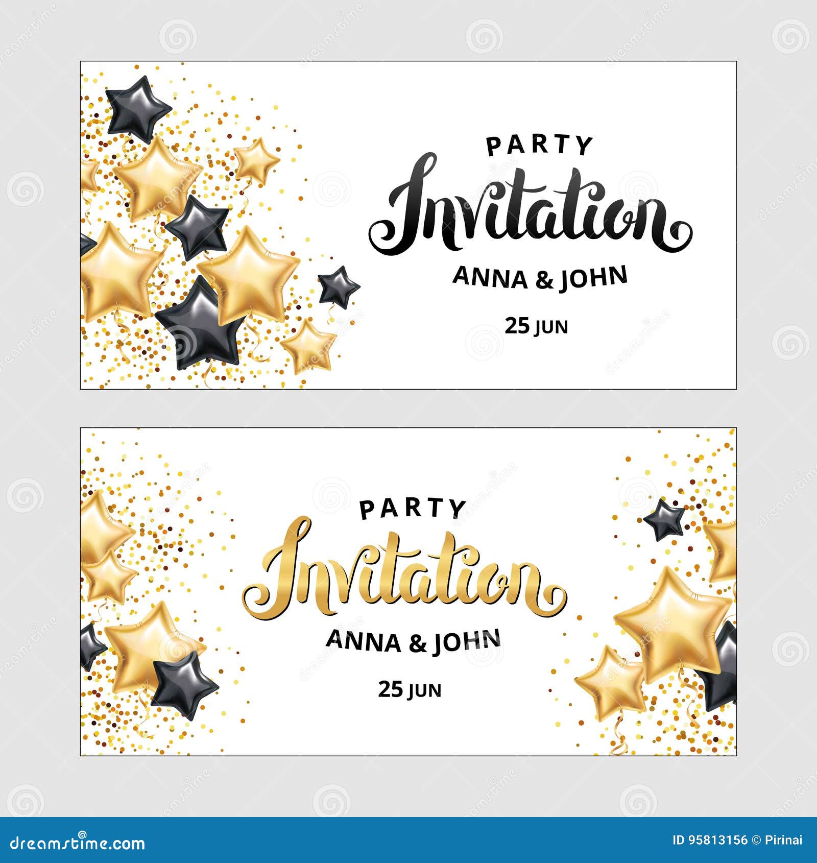 Invitation De Ballon D Etoile D Or Illustration De Vecteur Illustration Du Objet Cadeau Invitation De Ballon D Etoile D Or Illustration De Vecteur Illustration Du Objet Cadeau