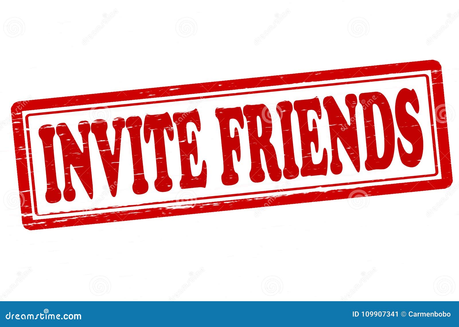 Invite friends stock illustration. Illustration of boyfriend 109907341