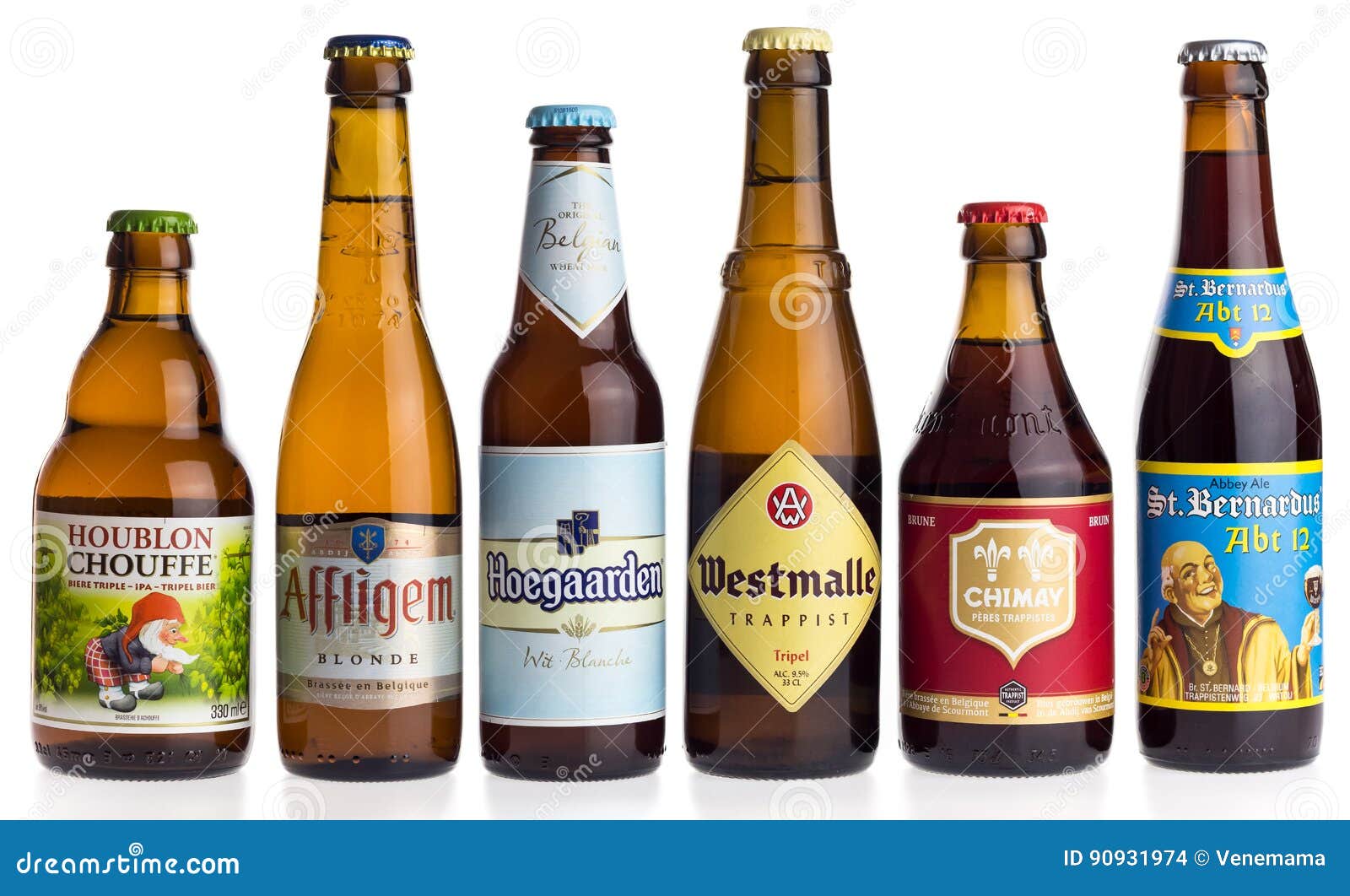 geweer Welkom Gesprekelijk Inzameling Van Belgische Bieren Op Wit Redactionele Stock Afbeelding -  Image of belgië, brouwerij: 90931974