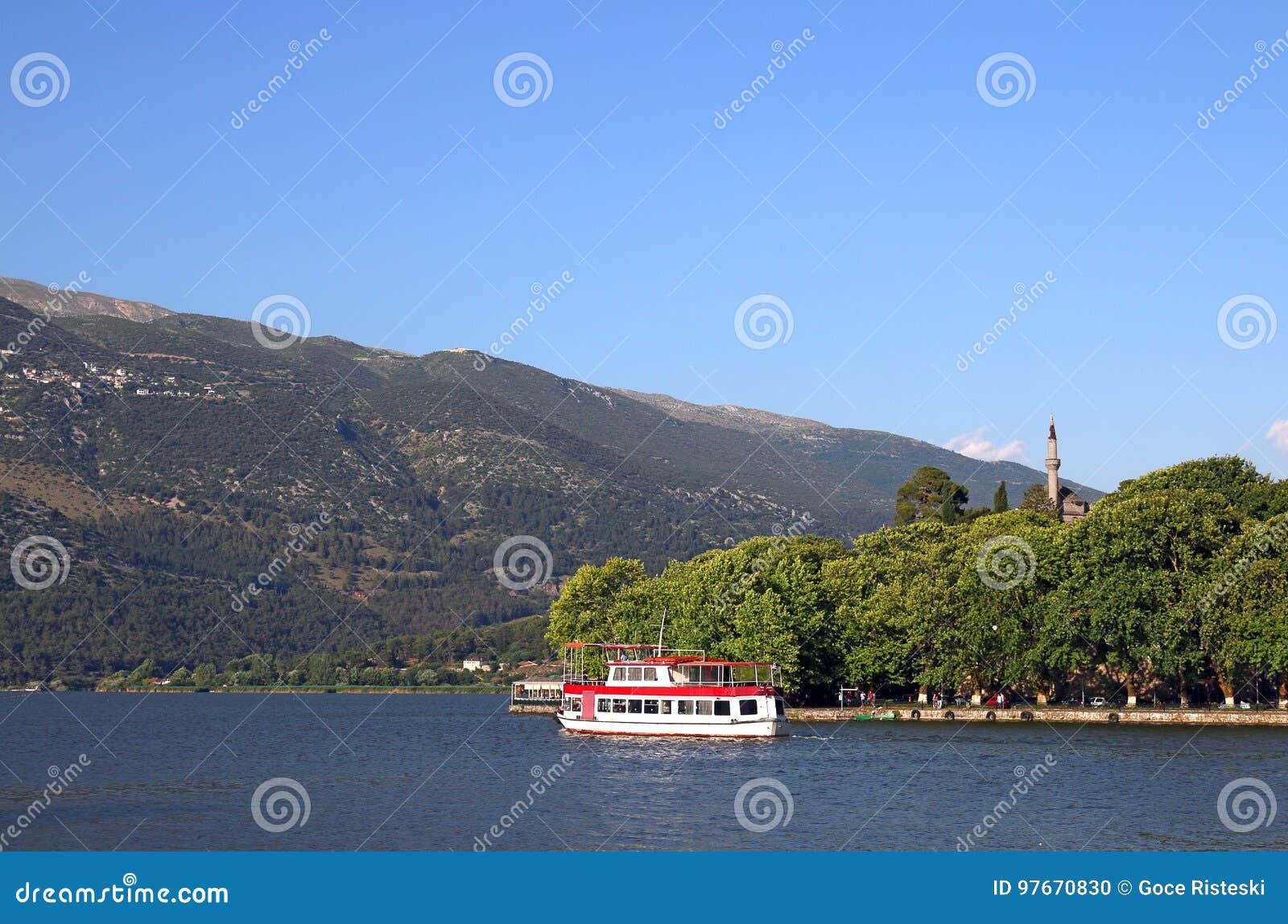 ioannina city and lake
