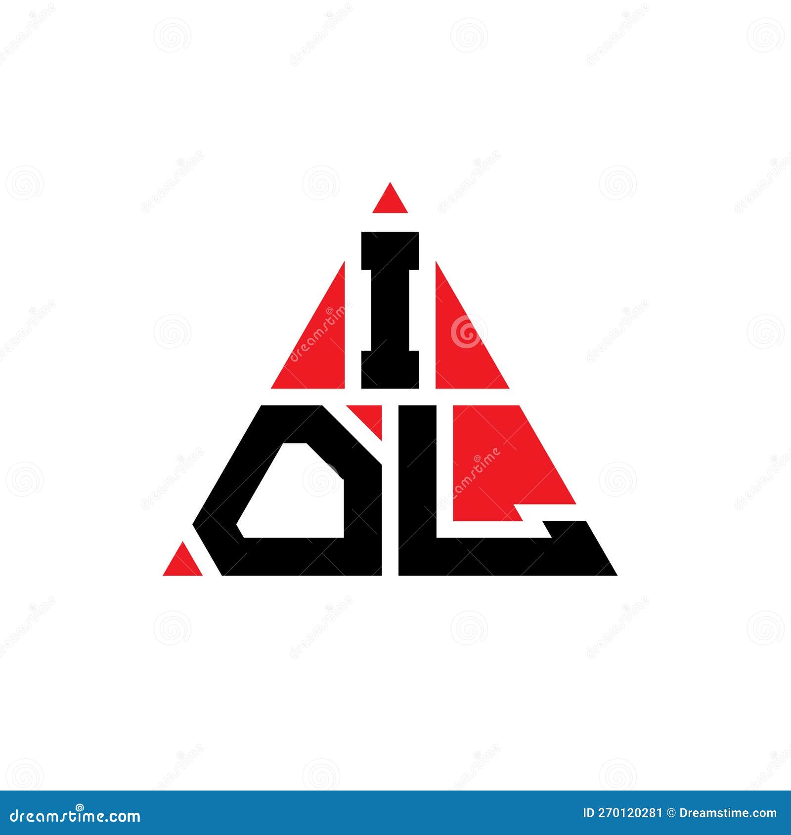 iom triangle letter logo  with triangle . iom triangle logo  monogram. iom triangle  logo template with red