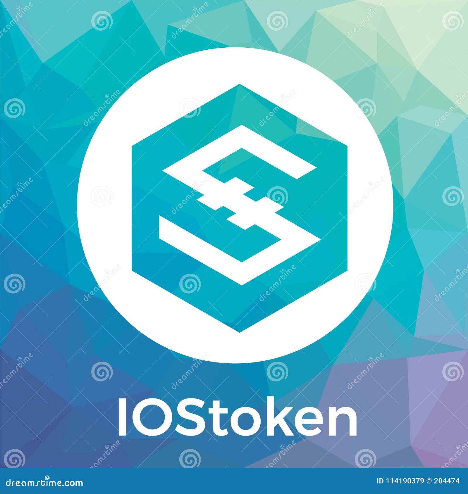 IOStoken IOST Vector Logo. A Secure Scalable Blockchain ...