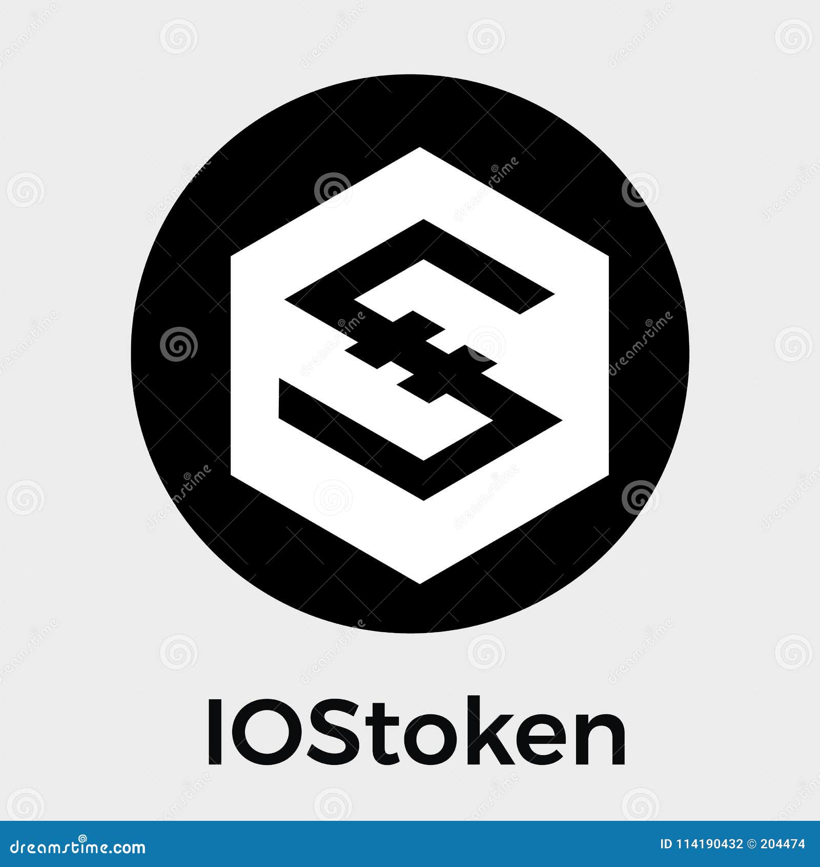 IOStoken IOST Vector Logo. A Secure Scalable Blockchain ...