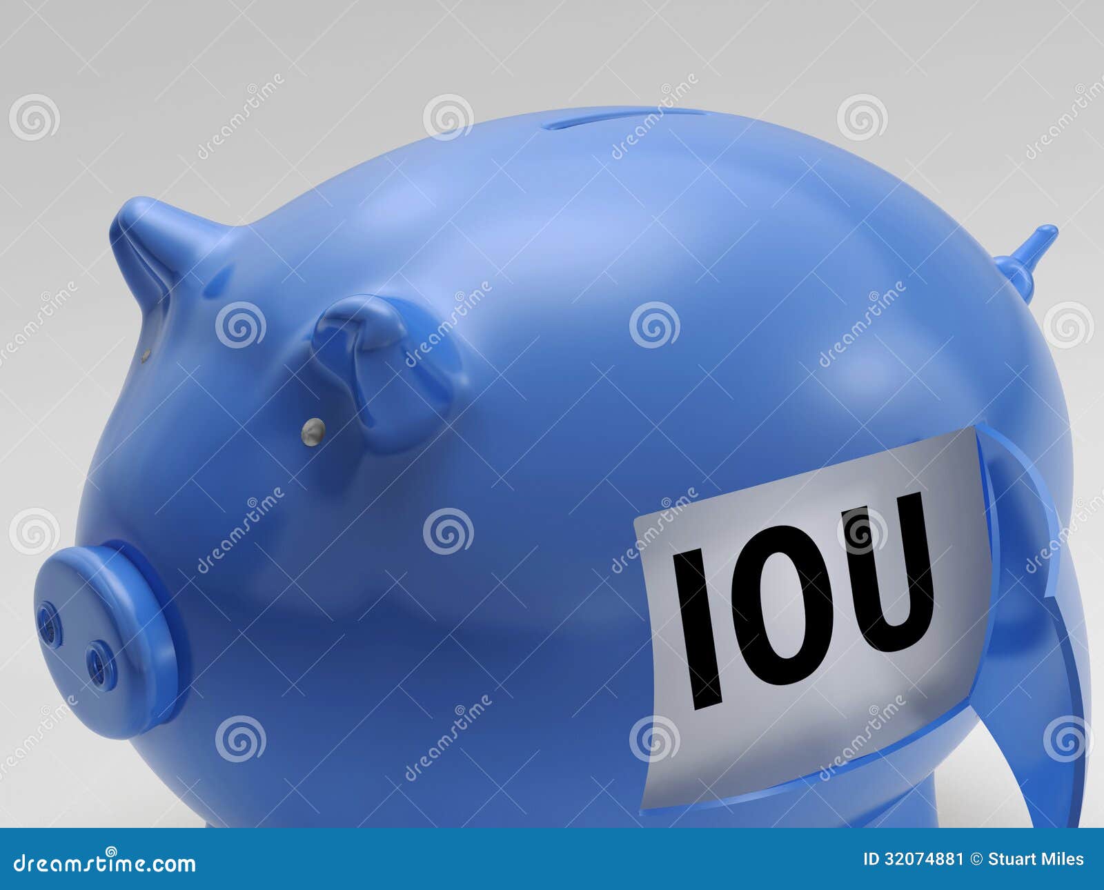 iou in piggy shows borrowing from savings
