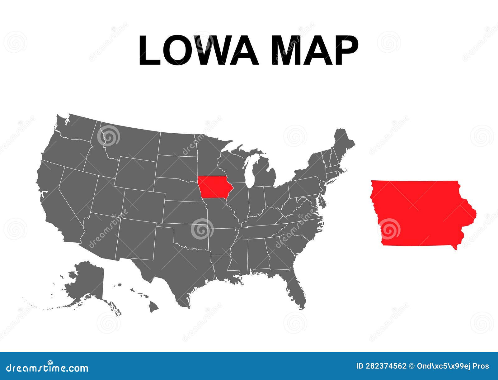 Iowa Map Shape United States Of America Flat Concept Icon Symbol Iowa Map Shape United States America Flat Concept Icon Symbol Vector Illustration Iowa Map Shape United States America Flat 282374562