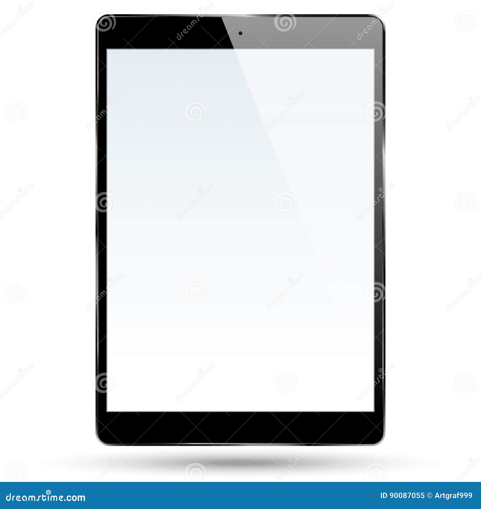 Ipad stock illustration. Illustration of design, white - 90087055