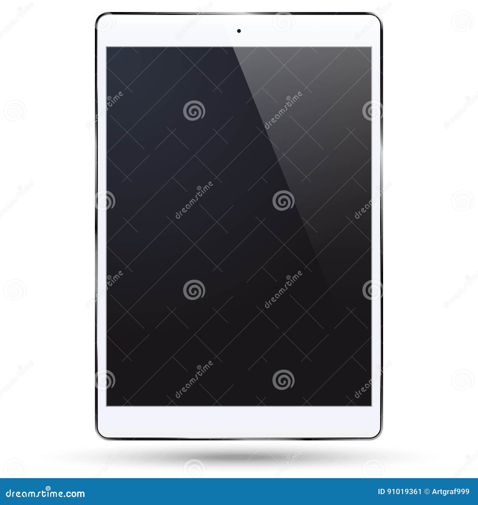 Download Ipad stock vector. Illustration of element, shadow, design - 91019361
