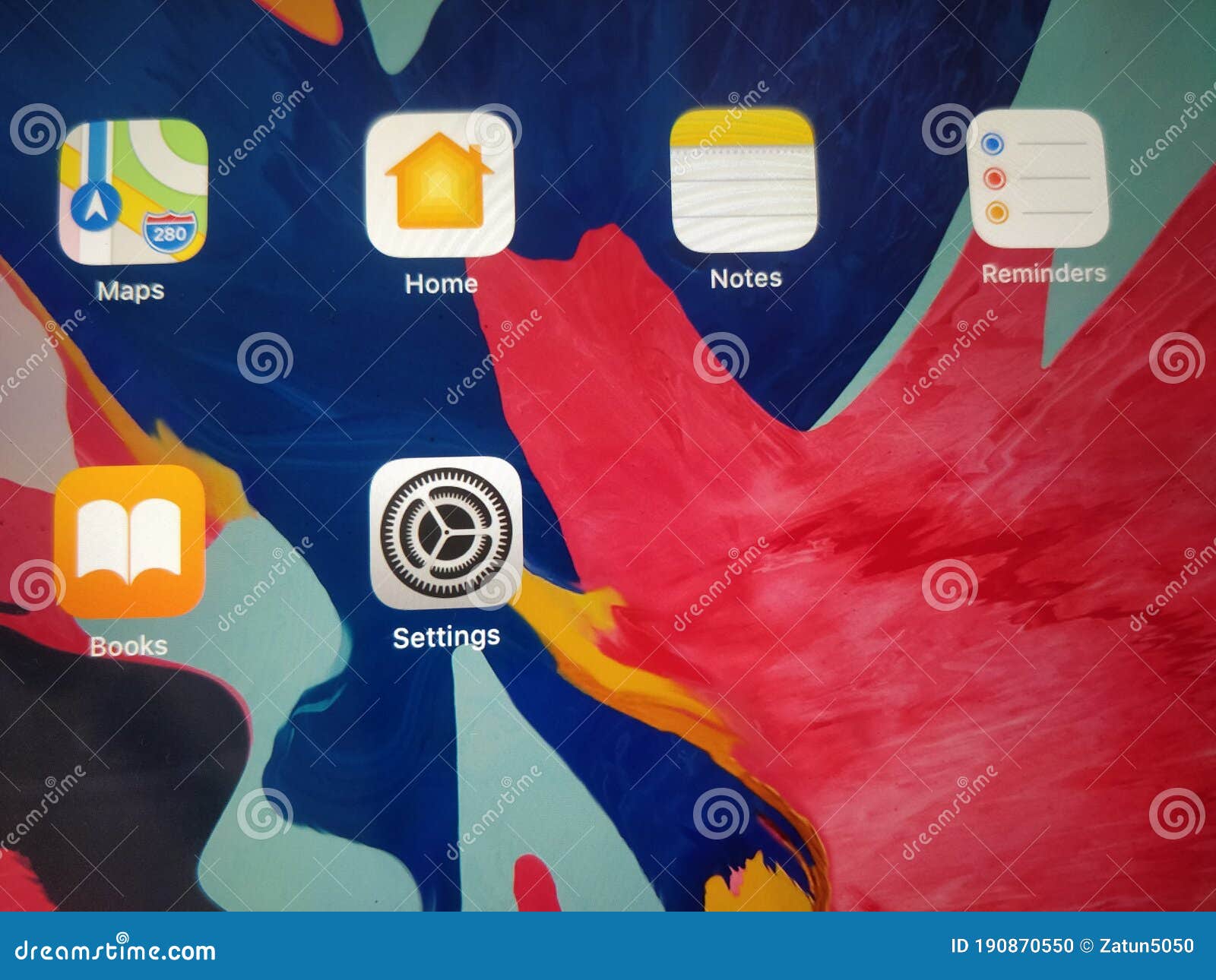 IPad Screen Setting Icon IOS Device Editorial Image Image of setting