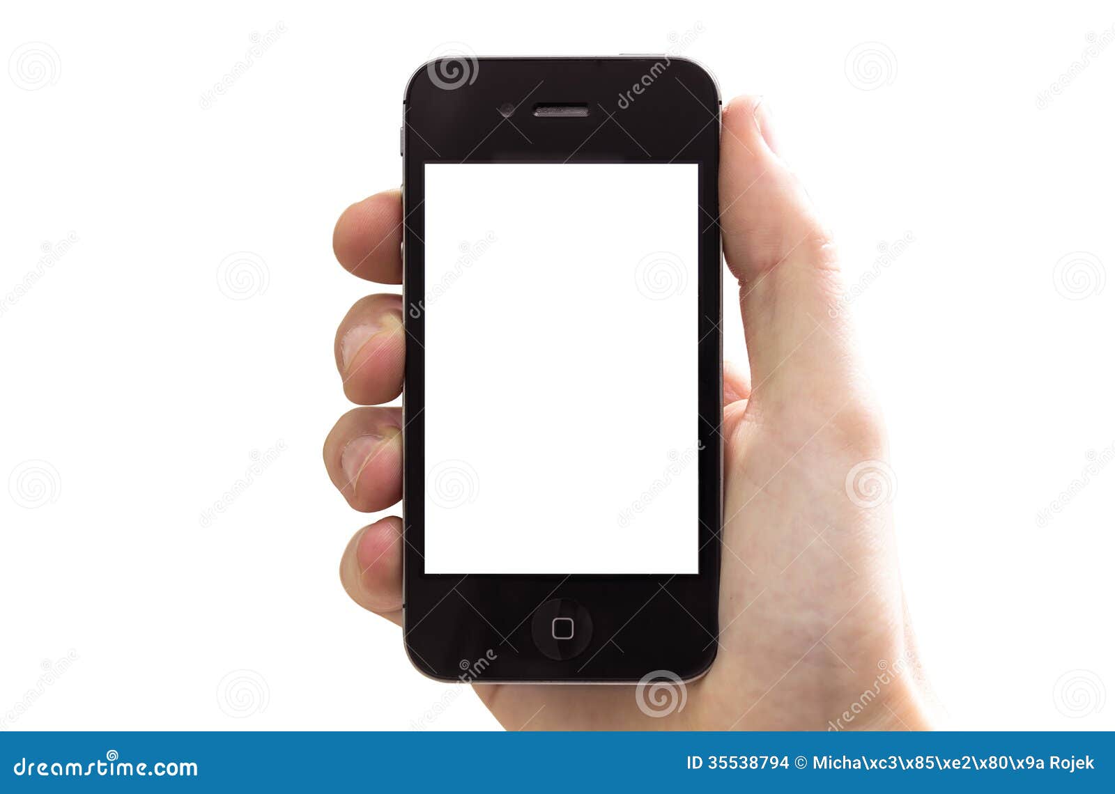 Iphone In Hand Editorial Stock Image - Image: 35538794