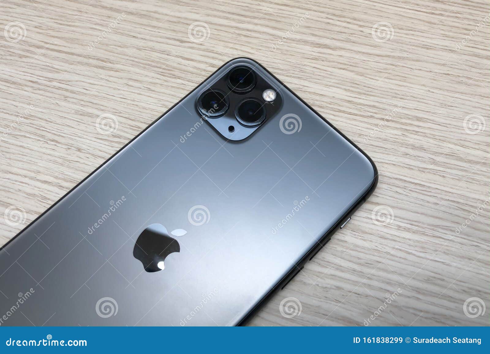 Iphone11 Pro Max Space Gray Color Mobile Phone From Apple Showing On The Table Editorial Stock Image Image Of Iphone Gray